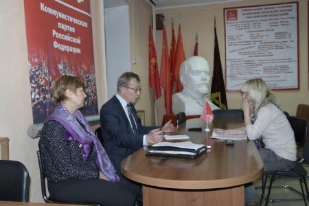 Владимир Поздняков провёл приём избирателей Забайкальского края