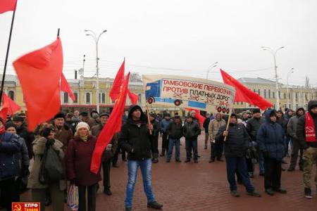 Тамбовская область. «Платон» – на свалку, правительство – в отставку!