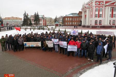 Тамбовская область. «Платон» – на свалку, правительство – в отставку!