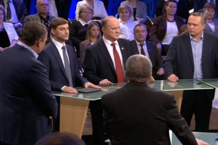 «Первый канал». Политика с Петром Толстым. «Пресс-конференция Владимира Путина: итоги»