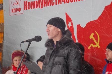 Митинг солидарности с дальнобойщиками в Барнауле потребовал отставки правительства