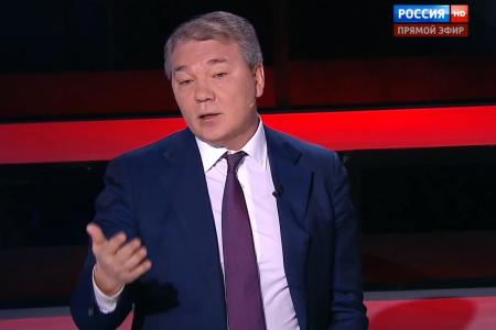 Л.И.Калашников на телеканале «Россия 1» в программе «Воскресный вечер с Владимиром Соловьевым»