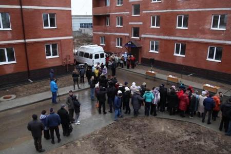 Московская область. Новогоднее новоселье в Талдоме: коммунисты решают жилищный вопрос