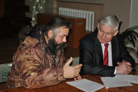 Депутат-коммунист Н.Ф. Рябов побывал с рабочим визитом в Навашинском районе Нижегородской области