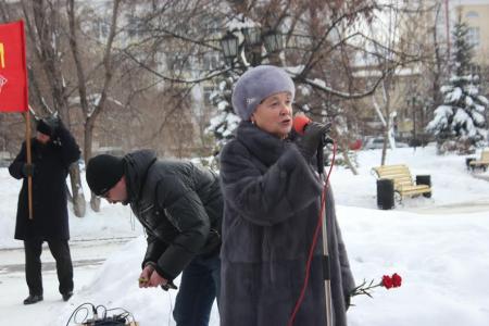 Тюменские коммунисты провели митинг,  посвященный Дню памяти В.И. Ленина