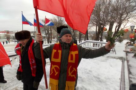 Приморский край. В городе Артёме почтили память В.И. Ленина