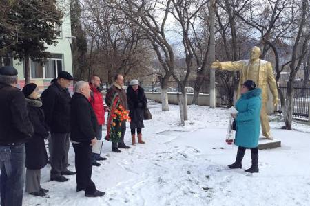В Судаке отремонтирован памятник В.И. Ленину
