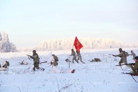Ленинградские комсомольцы приняли участие в военно-исторической реконструкции «Изгнание. Год 1944»