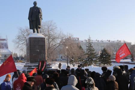 Омск: День памяти Ленина