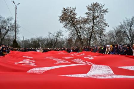 Первый секретарь Калмыцкого рескома КПРФ Н.Э. Нуров принял участие в торжественных мероприятиях в селе Дивное