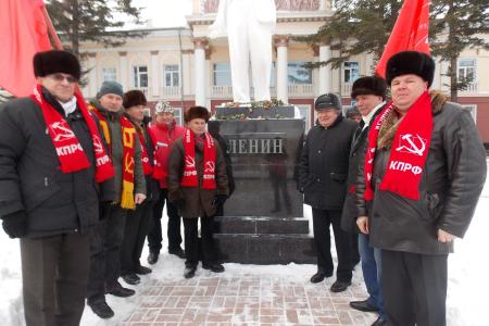 Приморский край. В городе Артёме почтили память В.И. Ленина