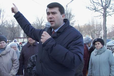 Олег Лебедев  активно продолжает массовые встречи с жителями Тульской области