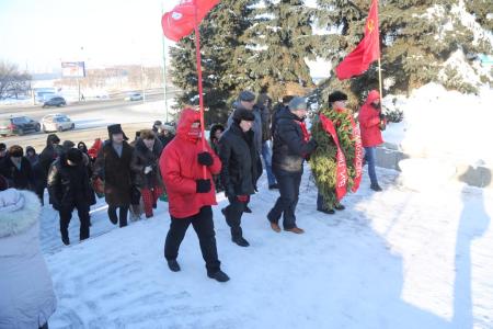 Омск: День памяти Ленина