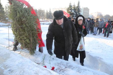 Омск: День памяти Ленина