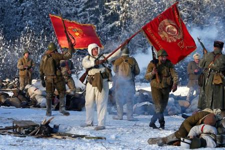 Ленинградские комсомольцы приняли участие в военно-исторической реконструкции «Изгнание. Год 1944»