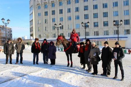 Магаданские коммунисты провели митинг, посвященный памяти В.И. Ленина 