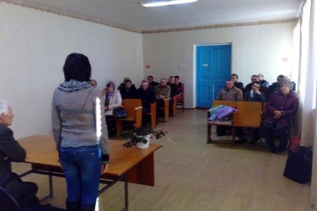 Депутат коммунист Белгородской областной Думы А. Байбикова  активно ведёт приёмы граждан по области
