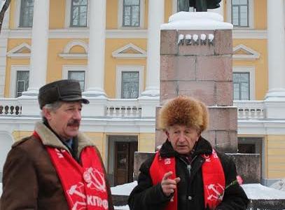 Псковская область: Память о гении советской эпохи В.И. Ленине не померкнет в веках!