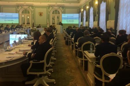 Олег Лебедев выступил на расширенном заседании правления РЖД по экологическим вопросам развития высокоскоростного движения в России