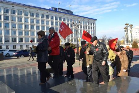 День памяти В.И. Ленина прошел в Республике Калмыкия