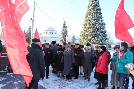 Рязанская область: Ленин и теперь живее всех живых!