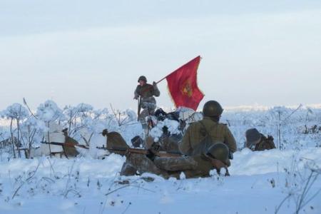 Ленинградские комсомольцы приняли участие в военно-исторической реконструкции «Изгнание. Год 1944»
