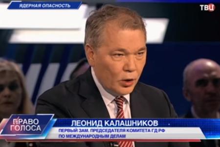 22 января депутат-коммунист Л.И.Калашников принял участие в программе ТВЦ «Право голоса»