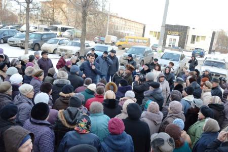 Олег Лебедев  активно продолжает массовые встречи с жителями Тульской области