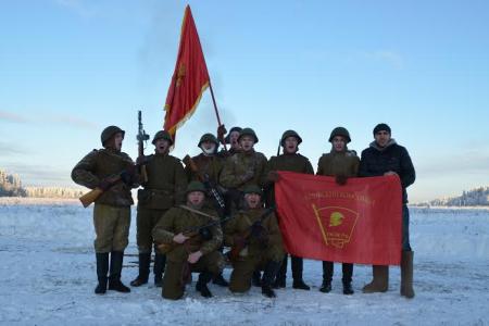 Ленинградские комсомольцы приняли участие в военно-исторической реконструкции «Изгнание. Год 1944»