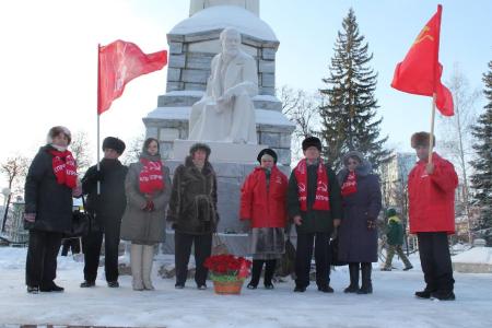 Республика Башкортостан. Уфимцы почтили память В.И. Ленина