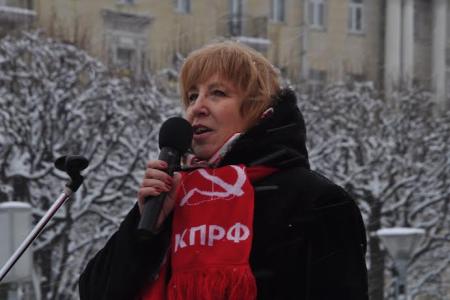 В Санкт-Петербурге состоялся митинг по случаю 98-й годовщины создания Красной Армии