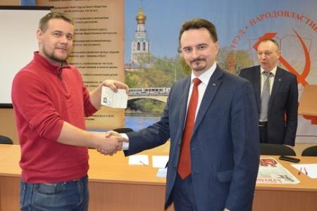 С рабочим визитом в Вологду прибыл секретарь ЦК КПРФ М.С. Костриков