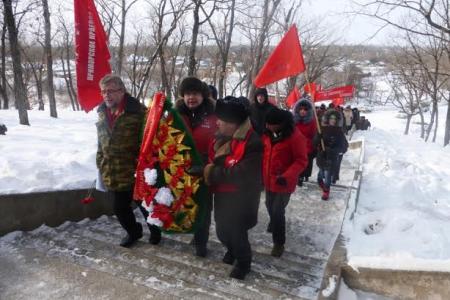 Коммунисты четырёх регионов Дальнего Востока отпраздновали 94-ю годовщину победы под Волочаевкой
