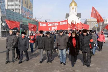Новосибирск отметил годовщину Советской Арии и Военно-морского флота