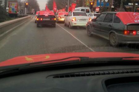 В Дагестане прошел автопробег в рамках всероссийской акции протеста