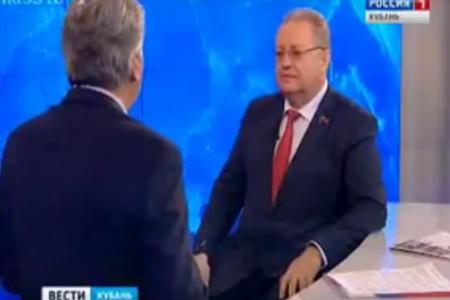 Депутат С.П.Обухов в программе «Вести-Кубань. События недели»: Одна из семи яхт олигарха Абрамовича и средств хватит на закон "О детях войны"