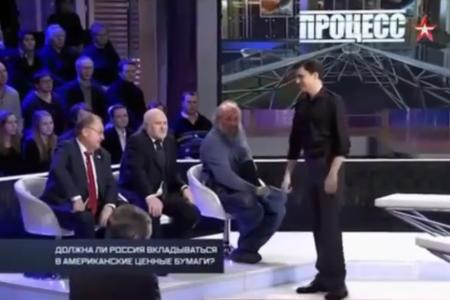 С.П.Обухов на дискуссии в программе "Процесс" ("Звезда"): Хватит кормить Обаму, пора вернуть деньги в экономику России