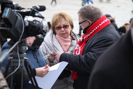 КПРФ против антинародного режима. Митинг подмосковных коммунистов в Домодедово