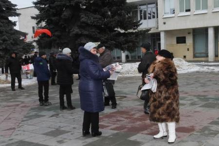 Перемены в интересах большинства народа неизбежны. Акция воронежских коммунистов