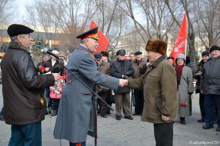 Быть достойными своих отцов и дедов! Акция Астраханских коммунистов
