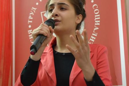 Республика Калмыкия. Торжественное собрание в честь Дня Советской Армии и Военно-морского флота