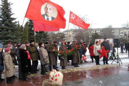 Калужские коммунисты отметили 98-ю годовщину Рабоче-Крестьянской Красной Армии