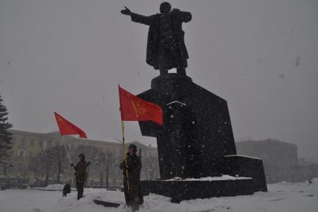 В Санкт-Петербурге состоялся митинг по случаю 98-й годовщины создания Красной Армии