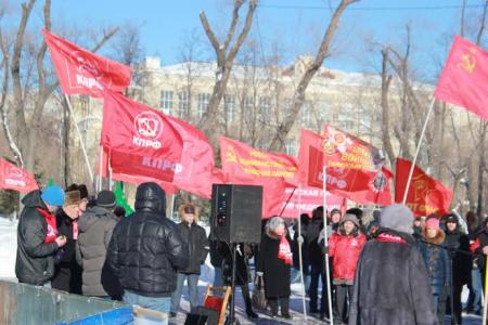 В Тюмени состоялся многочисленный митинг в рамках всероссийской акции протеста, организованной КПРФ