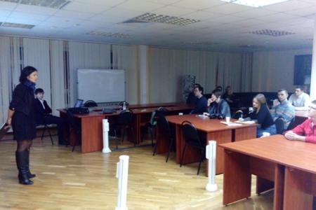 Белгородская область. Депутат Белгородской областной Думы Анастасия Байбикова провела лекцию на тему гражданской активности