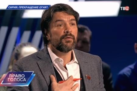 А.А.Ющенко принял участие в программе "Право голоса" на телеканале "ТВЦ" Сирия: прекращение огня?