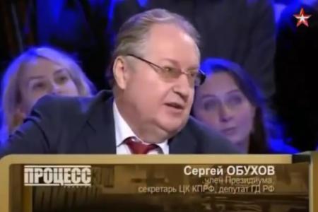 С.П.Обухов на дискуссии в программе "Процесс" ("Звезда"): Хватит кормить Обаму, пора вернуть деньги в экономику России