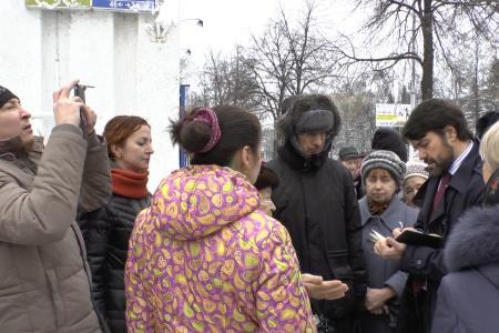 Уфа. А.А. Ющенко провел встречу с горожанами на улице Зорге