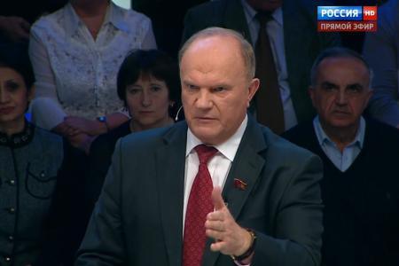 Г.А. Зюганов принял участие в программе "Специальный корреспондент" на телеканале "Россия 1"