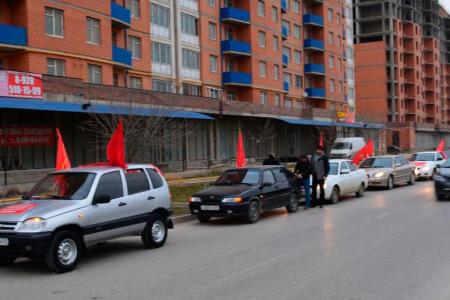 В Дагестане прошел автопробег в рамках всероссийской акции протеста